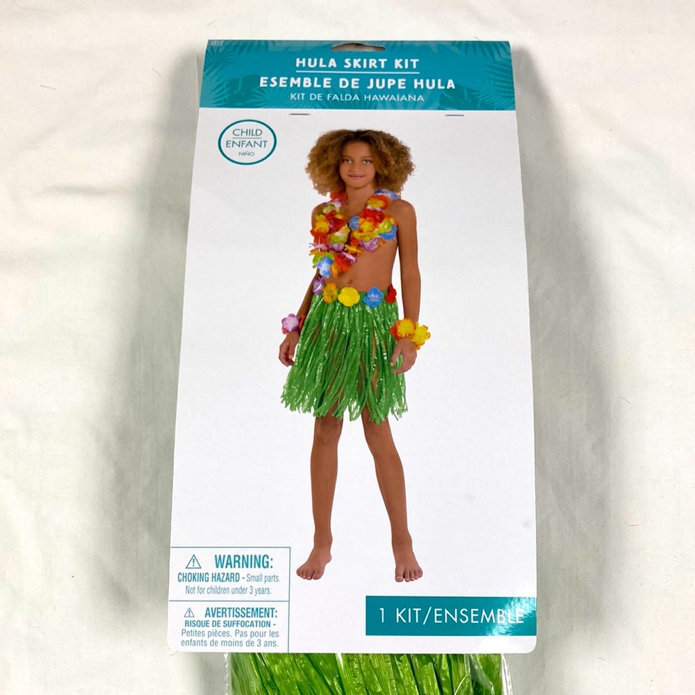 Child size hula skirt kit